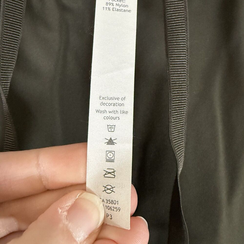 Lululemon Joggers Women's 12 Green Pull On Drawstring Nylon Blend 27.5" Inseam - Picture 6 of 9